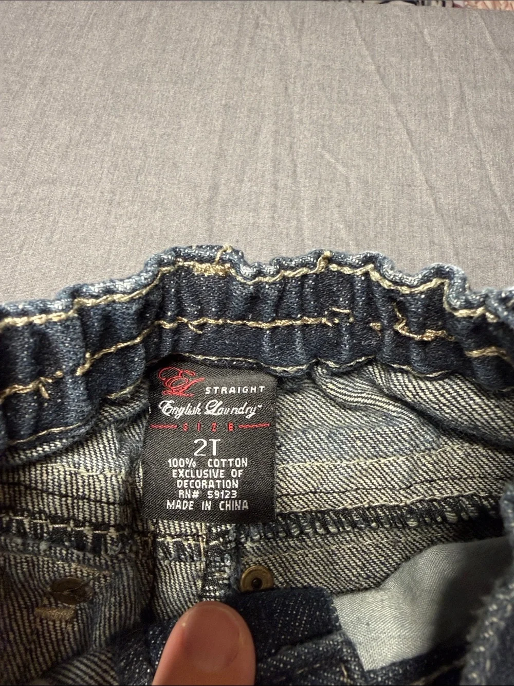 English Laundry Toddler Dark Blue Denim Jeans